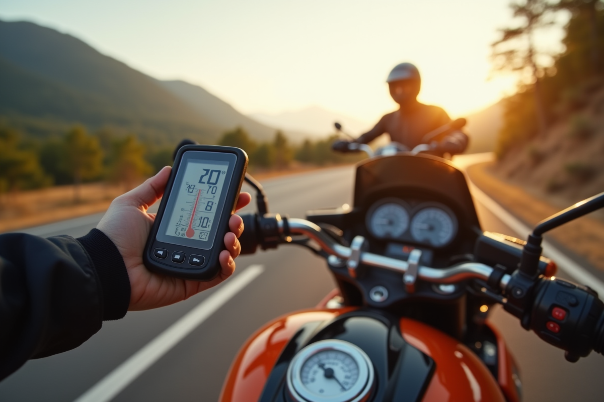 moto température